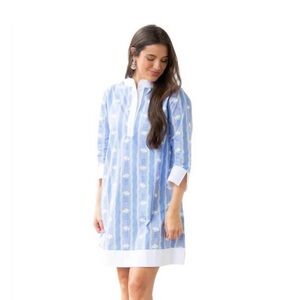 MICHELLE MCDOWELL 🌺 camille dress in stem stripes Sz L
